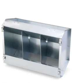 Mangeoire Galvanisé avec couvercle 4Kg