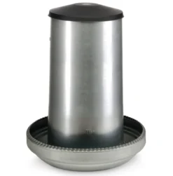 Mangeoire Galva Silo 26Kg + Couvercle