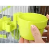 Mangeoire Plastique 9.5cm anis