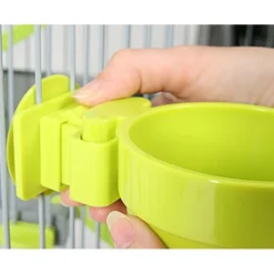 Mangeoire Plastique 9.5cm anis