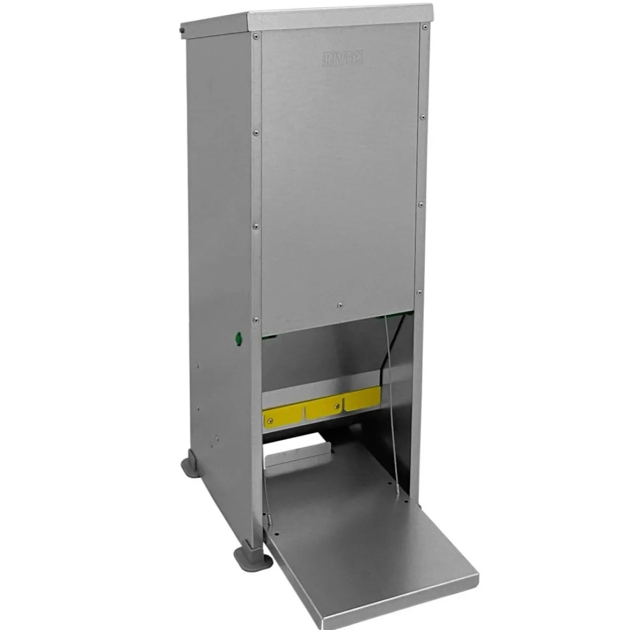 Mangeoire poule anti nuisible Alma Basica en tôle galvanisée 16L - River Systems