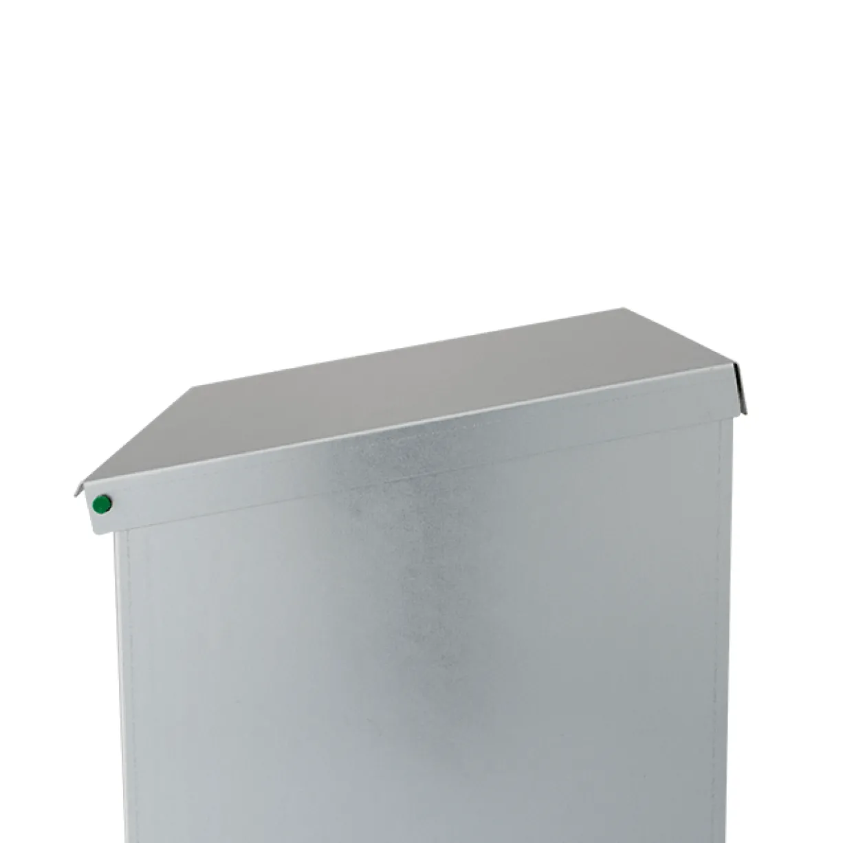 Mangeoire poule anti nuisible Alma Basica en tôle galvanisée 19L - River Systems