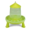 Mangeoire poule en plastique Eco 2Kg verte avec pieds - Gaun