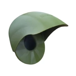 Mangeoire poule en plastique vert tube transparent Altéa 7kg - Evena