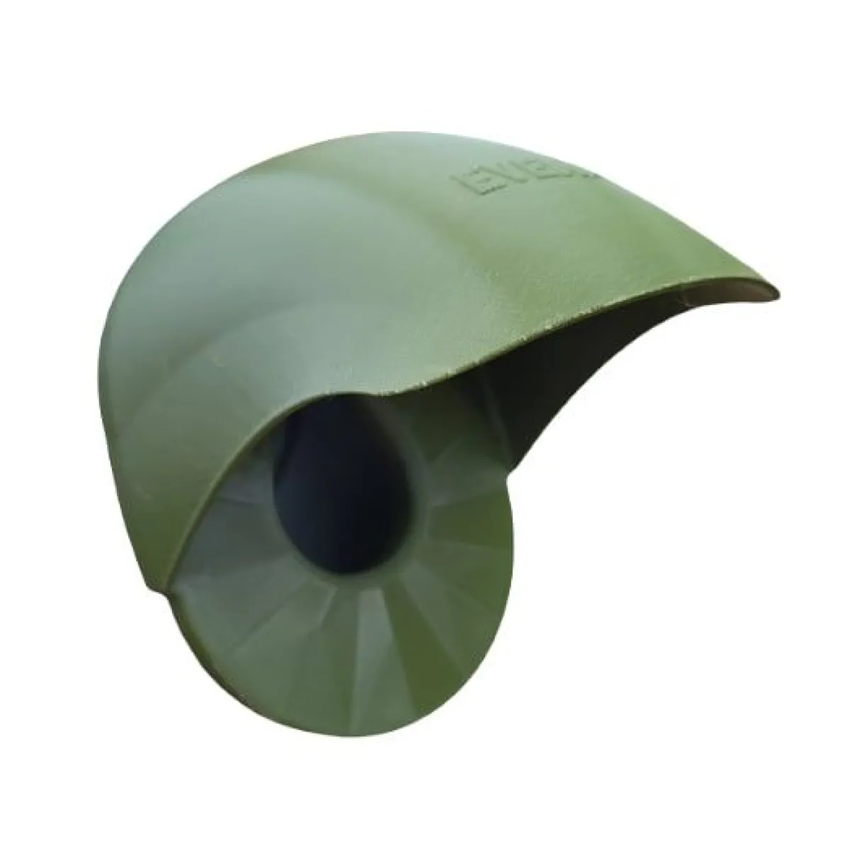 Mangeoire poule en plastique vert tube transparent Altéa 7kg - Evena