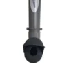 Mangeoire poule en plastique vert tube opaque gris Altéa 3kg - Evena