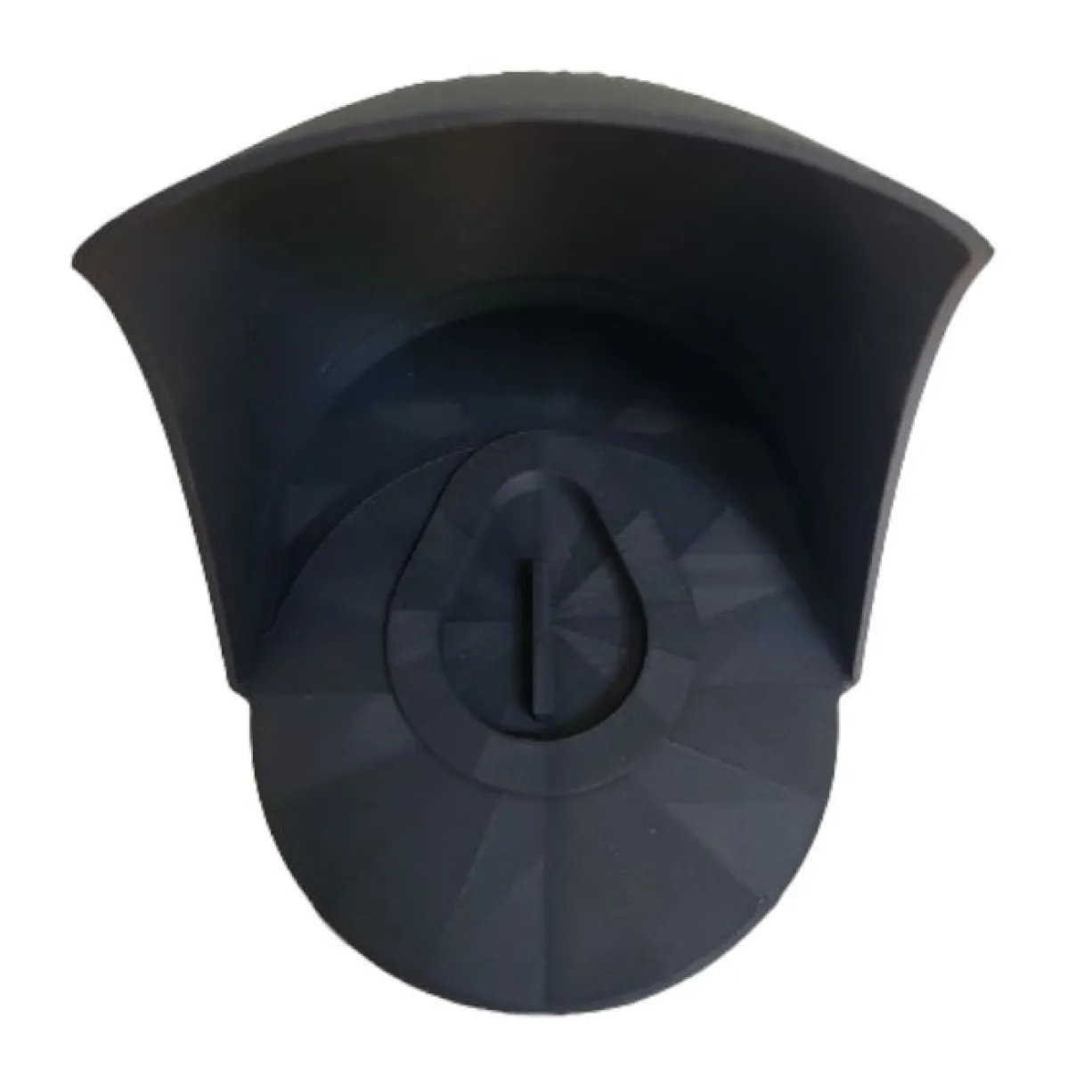 Mangeoire poule en plastique vert tube opaque gris Altéa 3kg - Evena