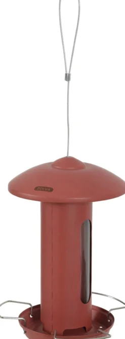 Mangeoire pour oiseaux du jardin silo 24 cm rouge terracotta - Zolux