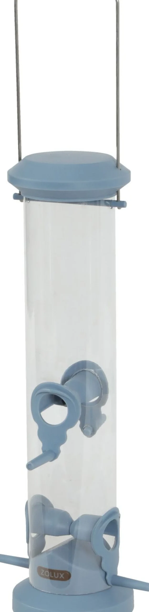Mangeoire pour oiseaux du jardin silo 42 cm bleu orage - Zolux