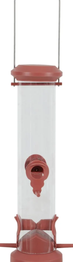 Mangeoire pour oiseaux du jardin silo 42 cm rouge terracotta - Zolux
