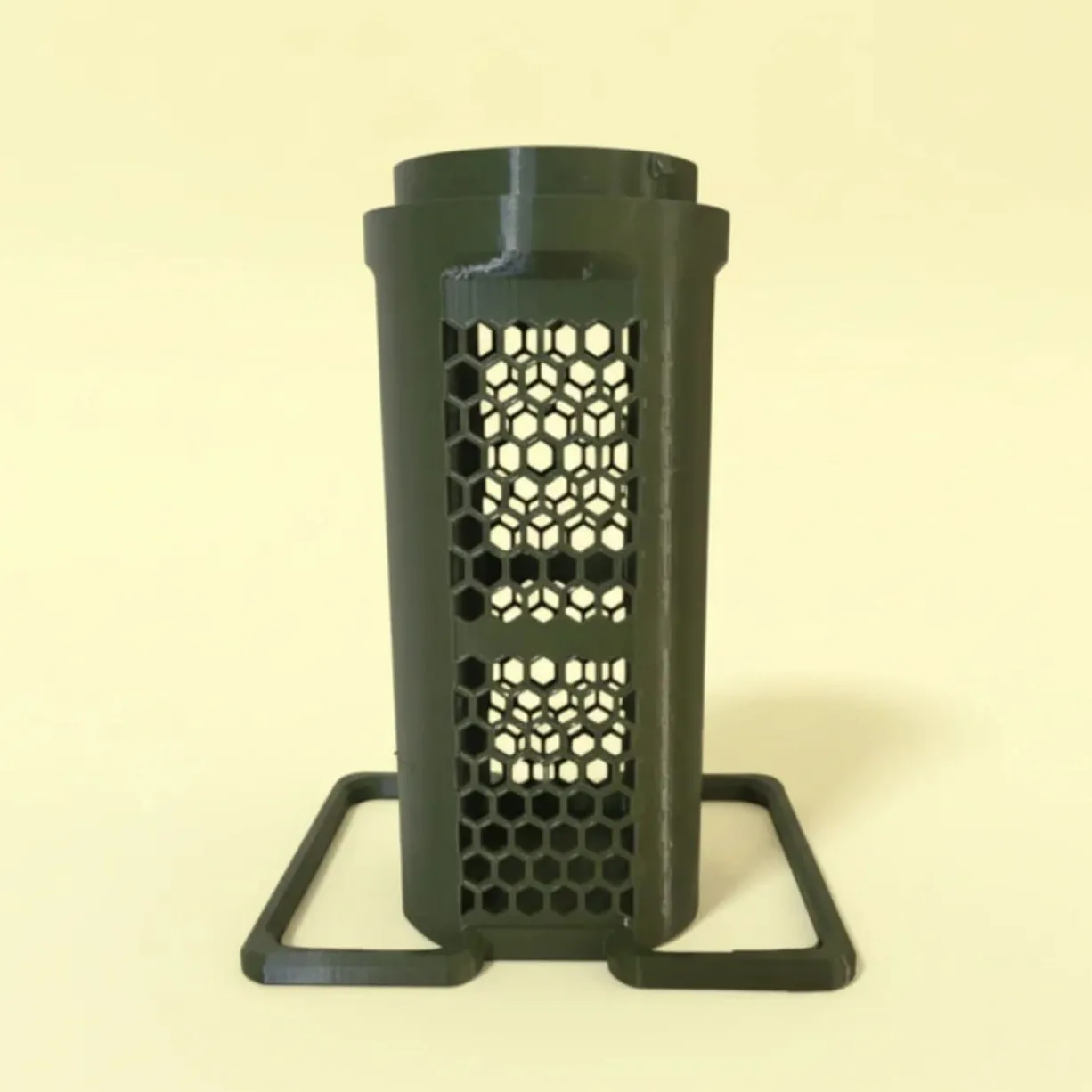 Mangeoire pour oiseaux sauvages modulable Céleste avec module cacahuètes vert olive - Evena