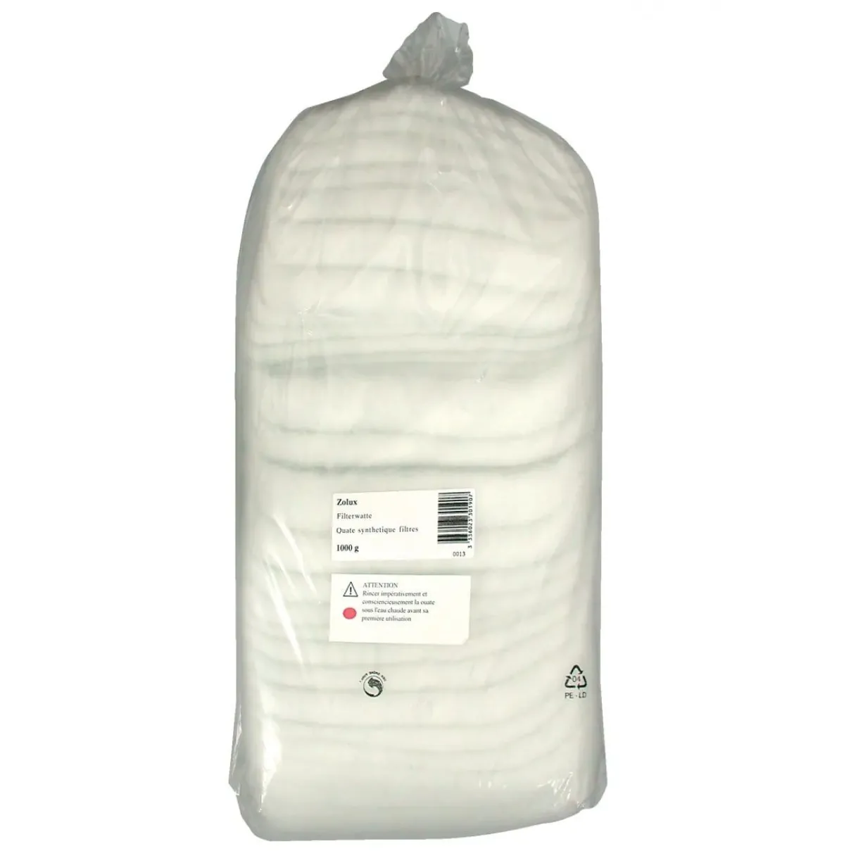 Masse filtrante aquarium ouate Perlon 1kg - Zolux