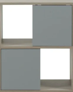 Meuble pour aquarium Iseo Tana 60cm mélaminé gris - Zolux