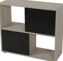 Meuble pour aquarium Iseo Tana 80cm mélaminé noir - Zolux