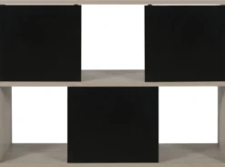 Meuble pour aquarium Iseo Tana 100cm mélaminé noir - Zolux