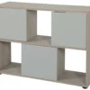 Meuble pour aquarium Iseo Tana 100cm mélaminé gris - Zolux