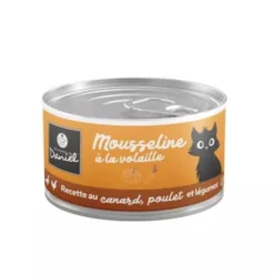 Mousseline canard poulet légumes chat 85g - Les recettes de Daniel