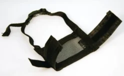 Muselière nylon T. L noir, 18-24cm / 8,5 cm