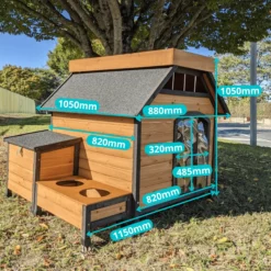 Niche Beauceron pour chien avec Jardinière taille M