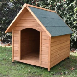 Niche chien Natura toit shingle taille M