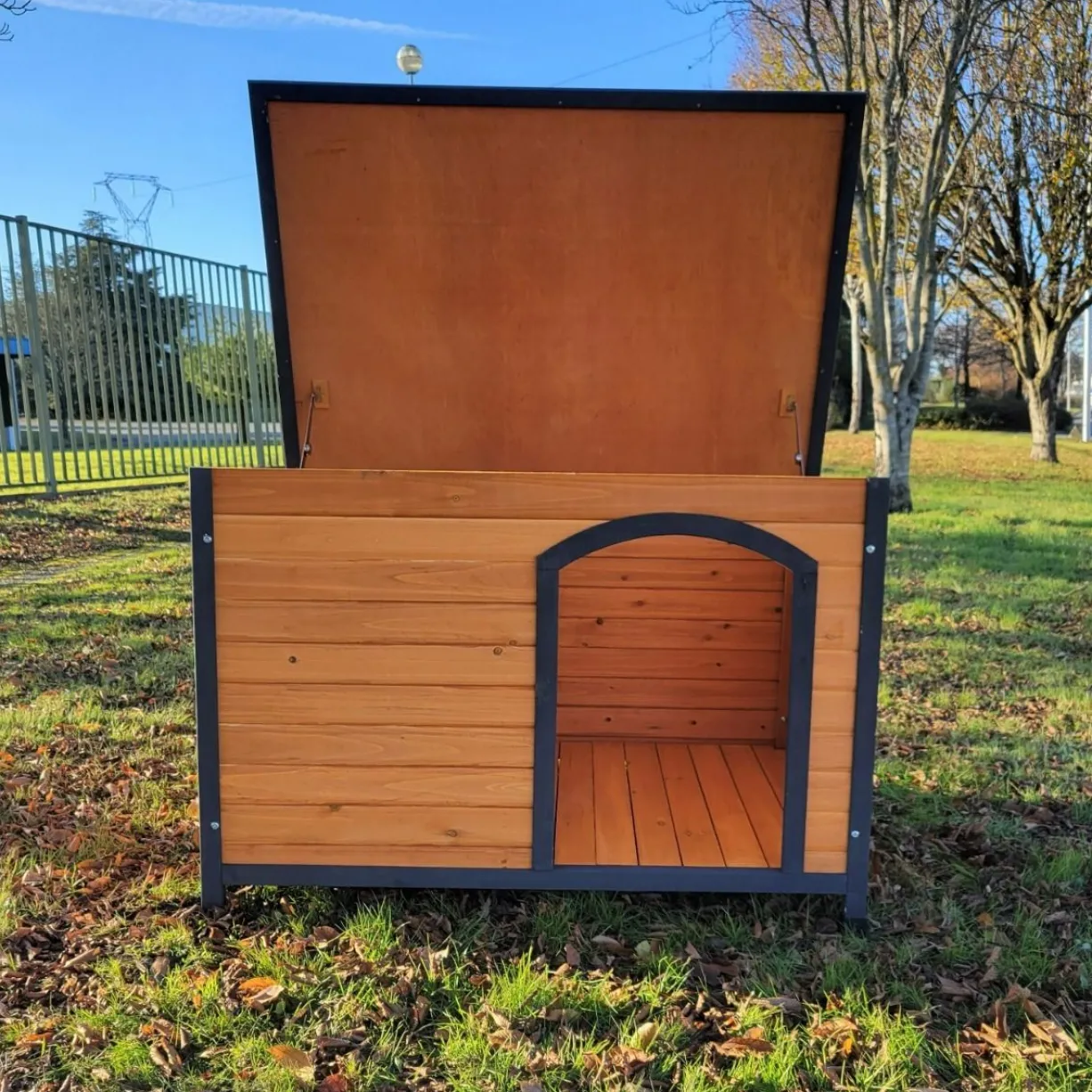 Niche Natura pour chien Toit Plat taille XL