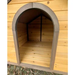 Niche pour chien Harrier toit shingle noir taille M