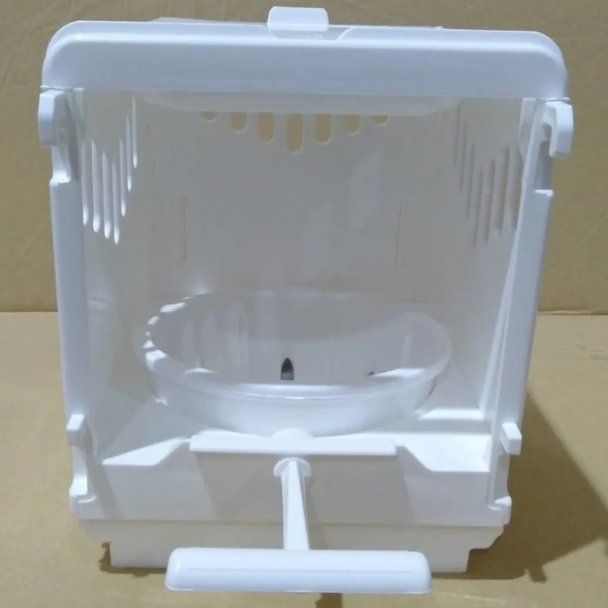Nid oiseaux extérieur en plastique blanc Samsara diamètre 10cm - 2GR