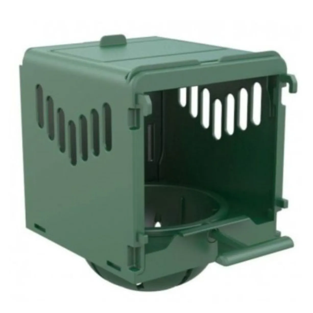 Nid oiseaux extérieur en plastique vert Samsara diamètre 10cm - 2GR