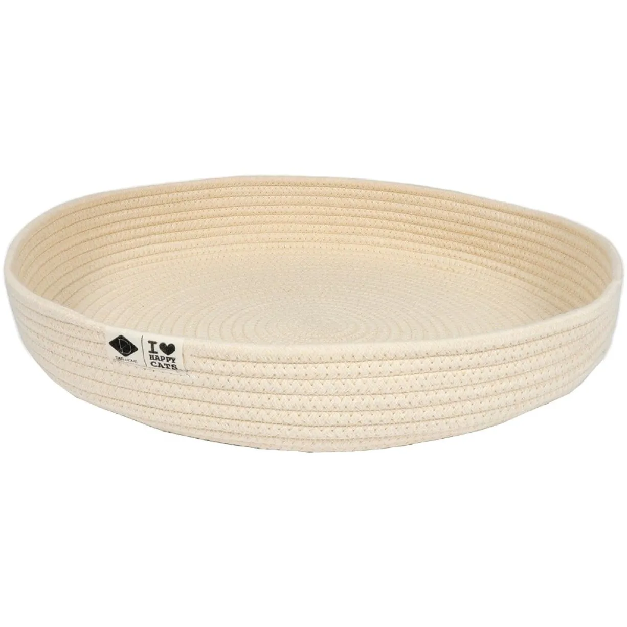 Panier pour chat en corde de coton doux Jess beige - D&D Home