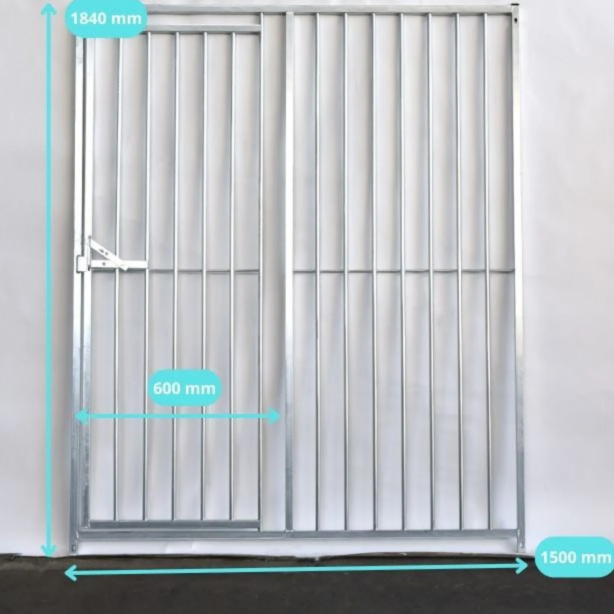 Panneau de Porte Barreaux Standard pour chenil en kit 150 x 184 cm - KeniLux