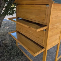 Pigeonnier en bois Huppé toit shingle vert 12 pigeons