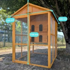 Pigeonnier en bois Huppé toit shingle vert 12 pigeons