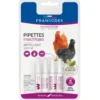 Pipettes insectifuges pour poule par 4 - Francodex