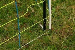 Piquet support pour filet poulailler acier galvanisé et gaine plastique 120cm - Kerbl