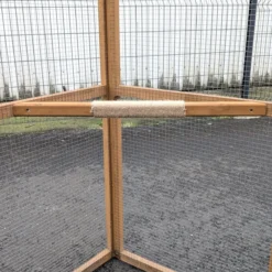 Plateforme avec pont sisal en bois pour catio modulable chat « Kat’Venture »