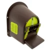 Pondoir poule en plastique 1 nichoir MyCozyNest Roll-Away vert lime / marron