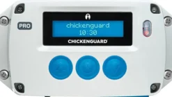 Portier électronique poule ChickenGuard Pro et trappe autobloquante taille unique