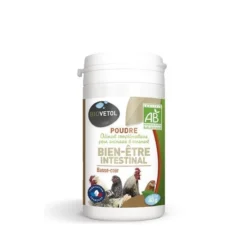 Poudre bien-être intestinal pour animaux de Basse-Cour 40 g BIO - BIOVETOL