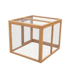 Poulailler Bantam XL toit shingle 2 à 4 poules avec extension parc grillagé