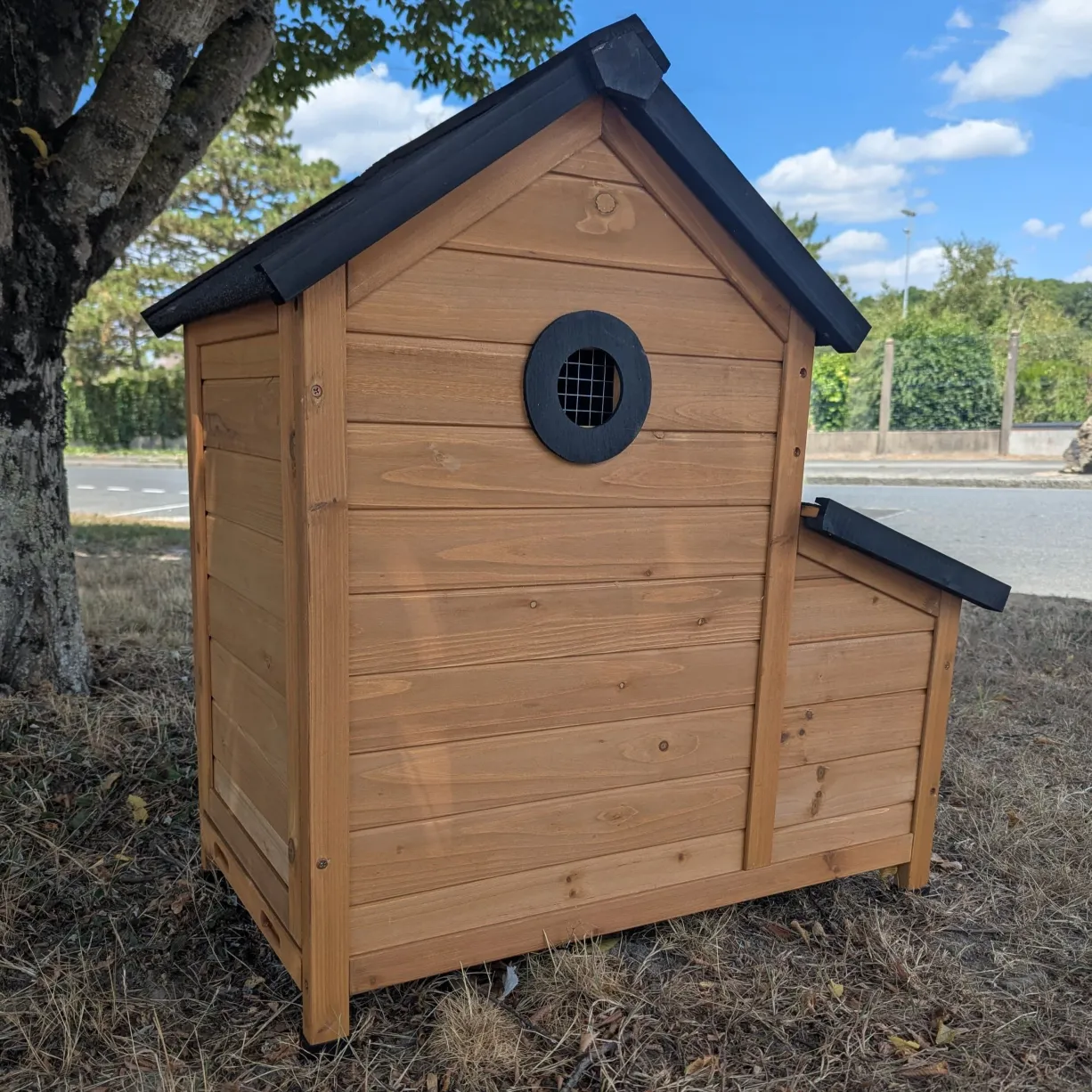Poulailler Mini Burma jusqu’à 2 poules toit shingle noir