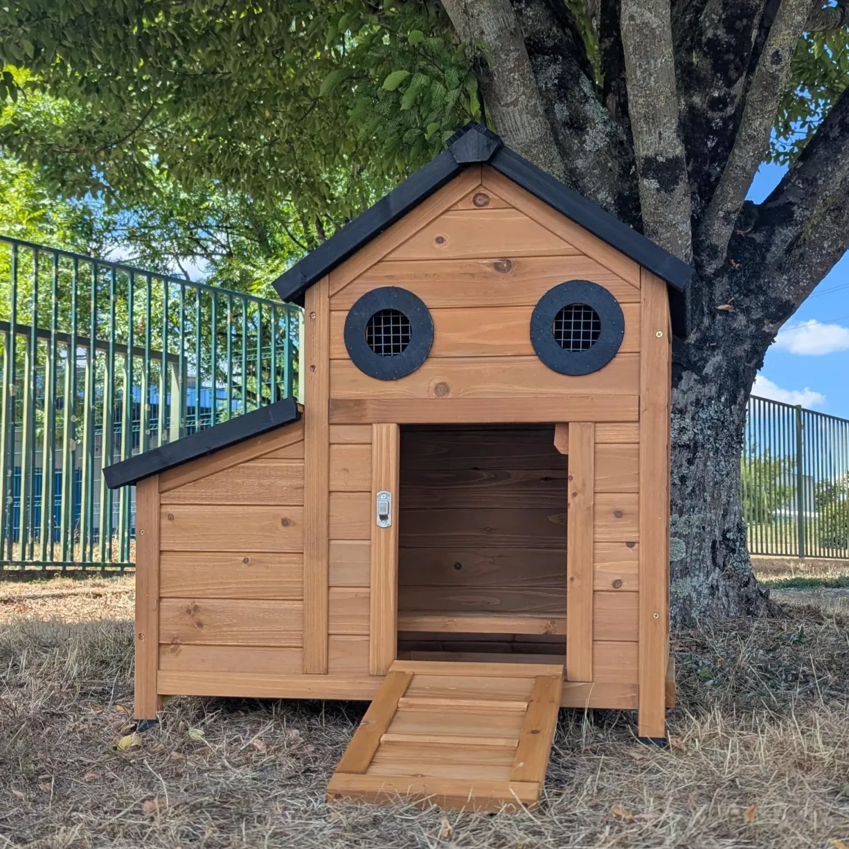 Poulailler Mini Burma jusqu’à 2 poules toit shingle noir