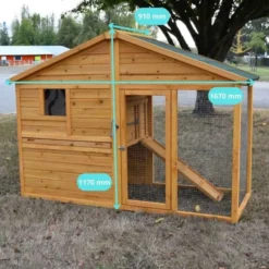 Poulailler Orava toit shingle ouvrant jusqu’à 4 poules