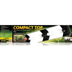Rampe d’éclairage fluorescent pour terrarium Compact Top Large 90cm - Exo Terra