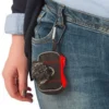 Sac pour sachets à déjections noir/rouge,8 x 5, 5 x 4 cm