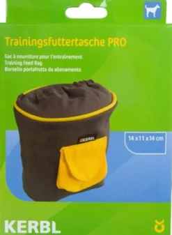 Sac à récompenses Pro gris/jaune 500ml - Kerbl