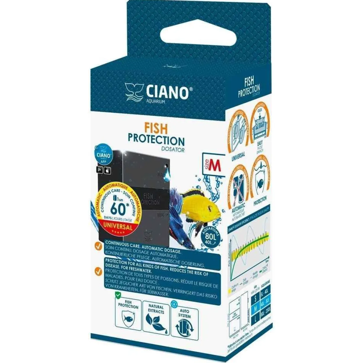 Soin pour poissons universel Fish Protection Dosator taille M - Ciano