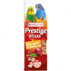 Sticks pour petites perruches légumes et pissenlit Prestige Sticks 60g par 2 - Versele Laga