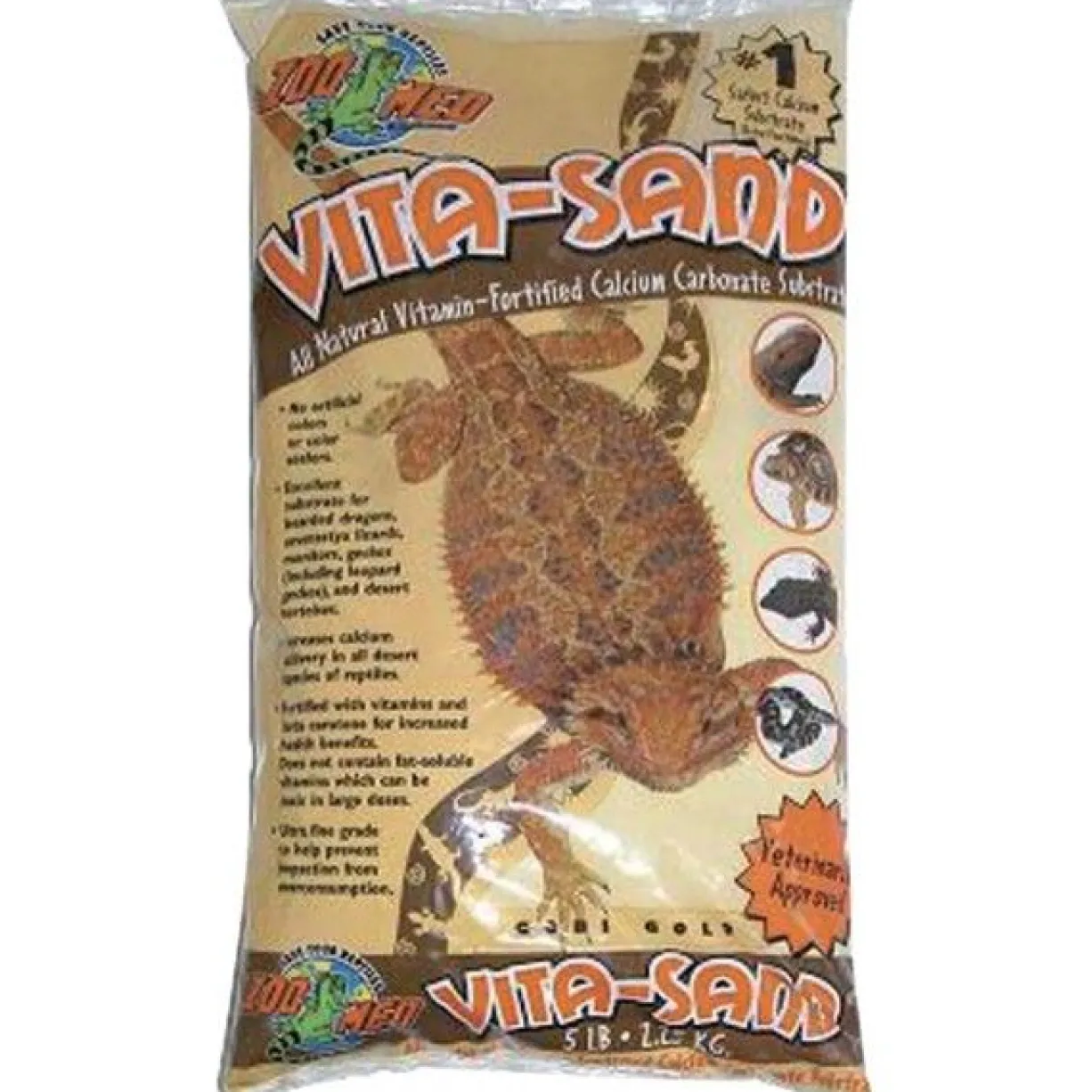 Substrat terrarium sable Vita Sand Blanc 4,5Kg – ZooMed
