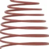 Support pour boules de graisse oiseaux du jardin spirale 30 cm rouge terracotta - Zolux