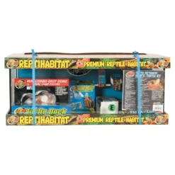 Terrarium aquaterrarium équipé 76x30x30cm Reptihabitat Tortue Aquatique NT-T22E - Zoo Med